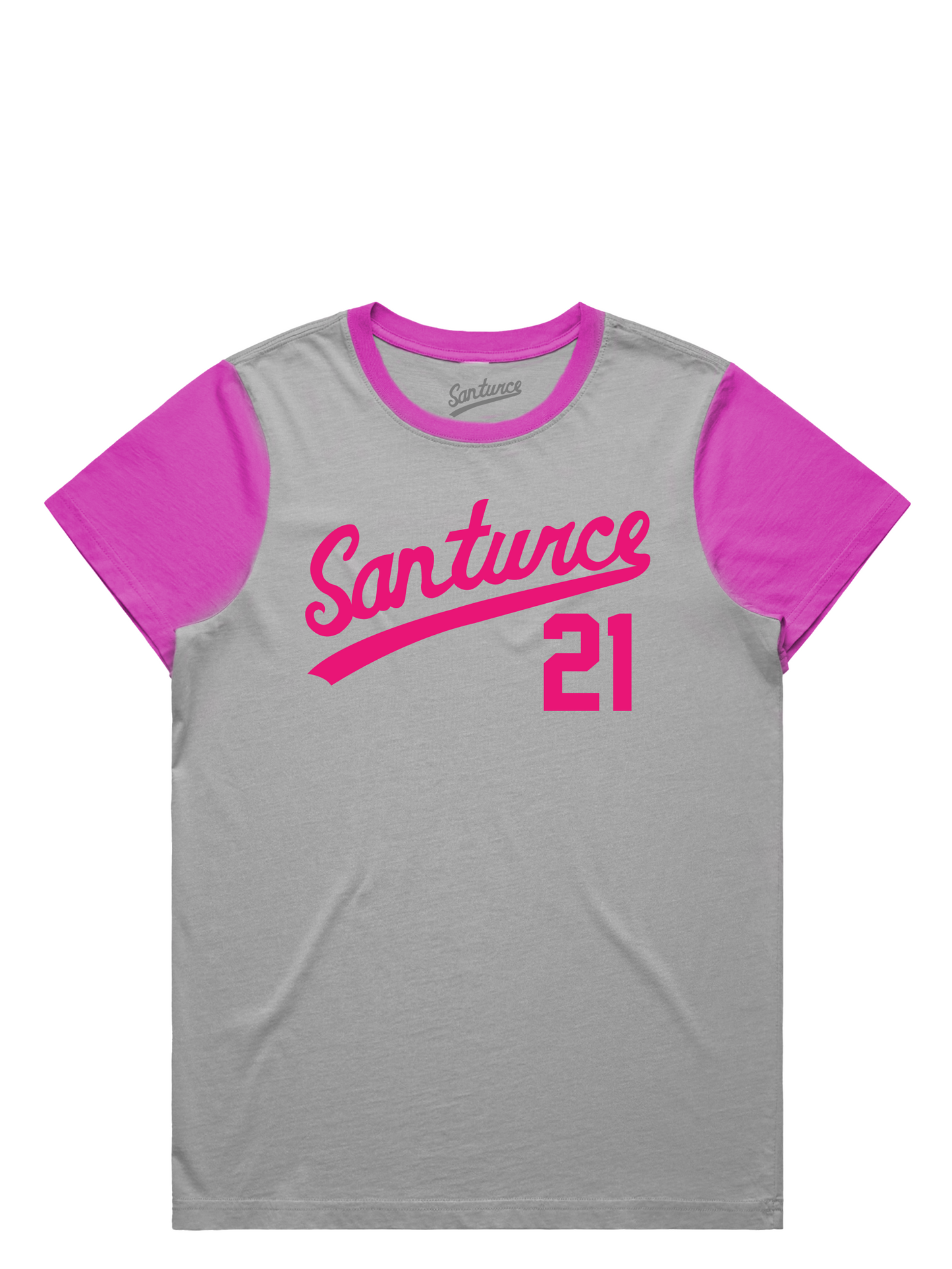Santurce 21- Womens Vintage Ringer Tee